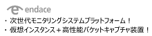 Endace 次世代モニタリングシステムプラットフォーム、仮想インスタンス+高性能パケットキャプチャ装置